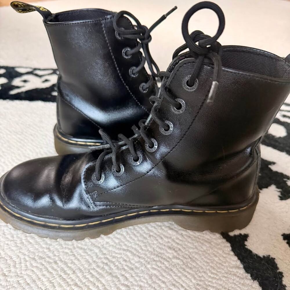 Dr. Martens Luana Black Combat Boots